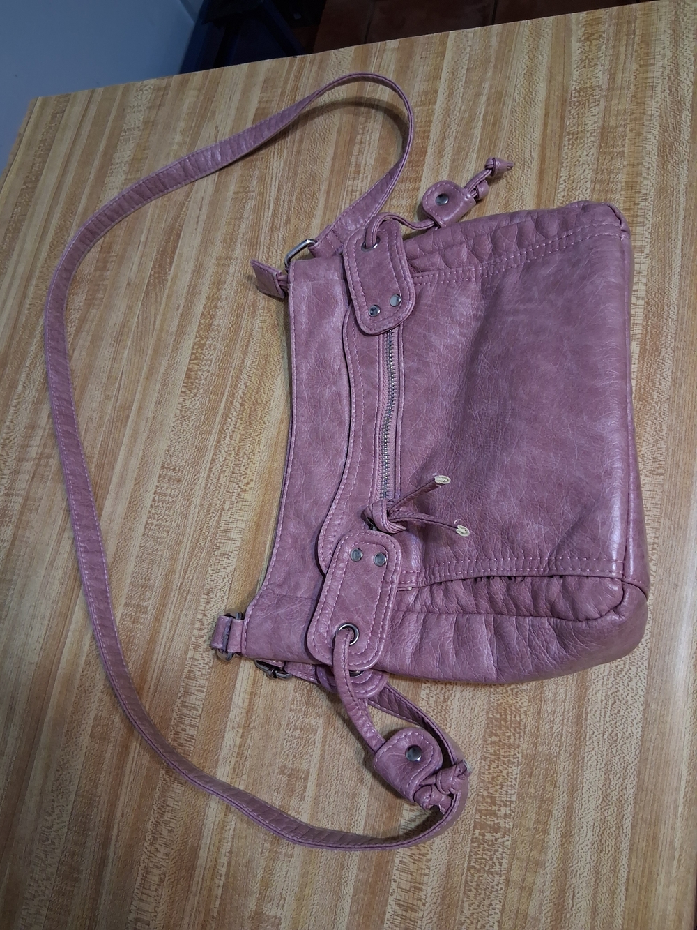 Women’s Crossbody Bag in Dusty Rose